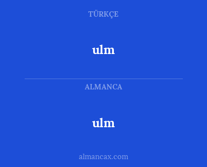 ulm - ulm