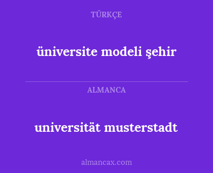 universität musterstadt - üniversite modeli şehir