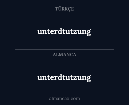 unterdtutzung - unterdtutzung