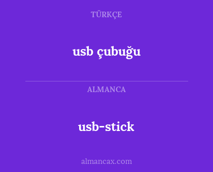 usb-stick - usb çubuğu