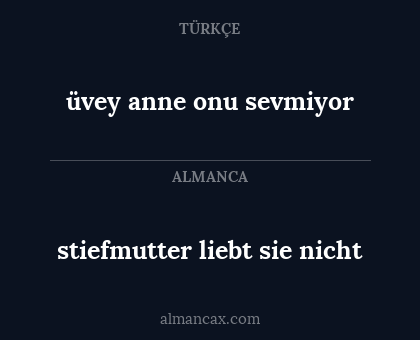 stiefmutter liebt sie nicht - üvey anne onu sevmiyor