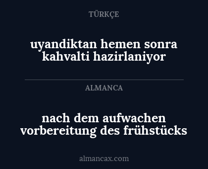 nach dem aufwachen vorbereitung des frühstücks - uyandiktan hemen sonra kahvalti hazirlaniyor