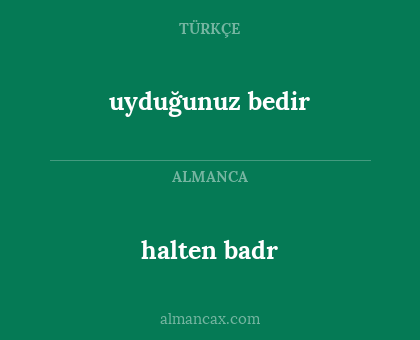 halten badr - uyduğunuz bedir