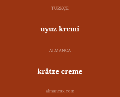 krätze creme - uyuz kremi