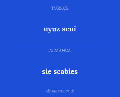sie scabies - uyuz seni