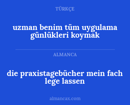 die praxistagebücher mein fach lege lassen - uzman benim tüm uygulama günlükleri koymak