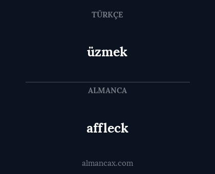 affleck - üzmek