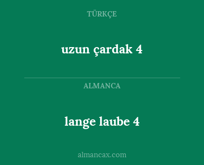 lange laube 4 - uzun çardak 4