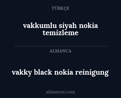 vakkumlu siyah nokia temizleme - vakky black nokia reinigung