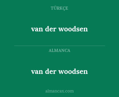 van der woodsen - van der woodsen