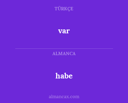 habe - var
