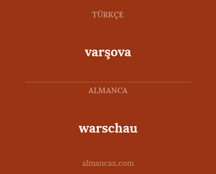 varşova - warschau