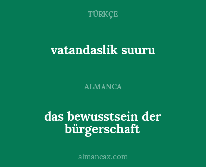 vatandaslik suuru - das bewusstsein der bürgerschaft