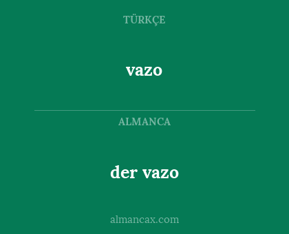 vazo - der vazo