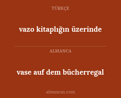 vazo kitaplığın üzerinde - vase auf dem bücherregal
