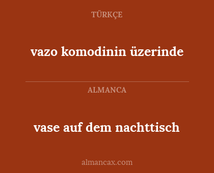 vazo komodinin üzerinde - vase auf dem nachttisch