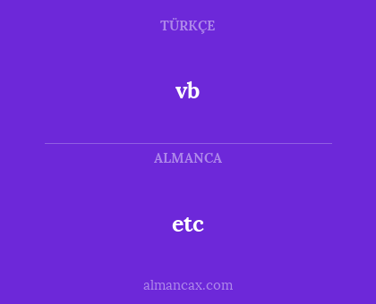 vb - etc