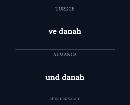 und danah - ve danah