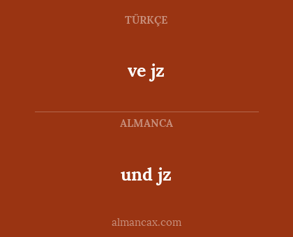 und jz - ve jz