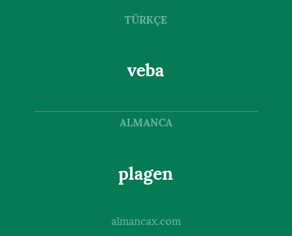 veba - plagen