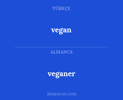 vegan - veganer