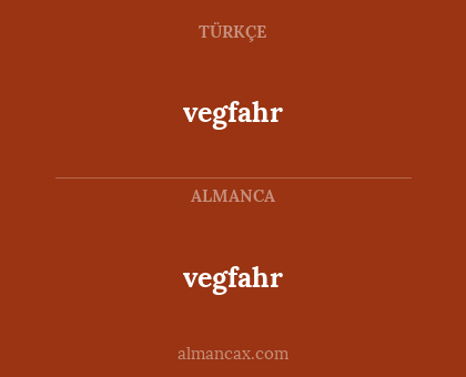 vegfahr - vegfahr