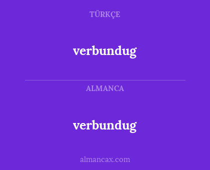 verbundug - verbundug