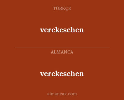 verckeschen - verckeschen