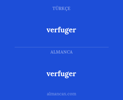 verfuger - verfuger