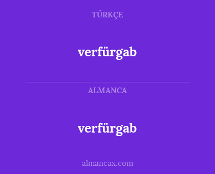 verfürgab - verfürgab