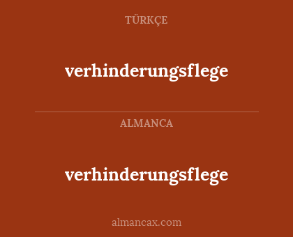 verhinderungsflege - verhinderungsflege