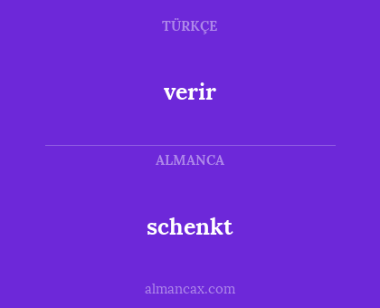 schenkt - verir