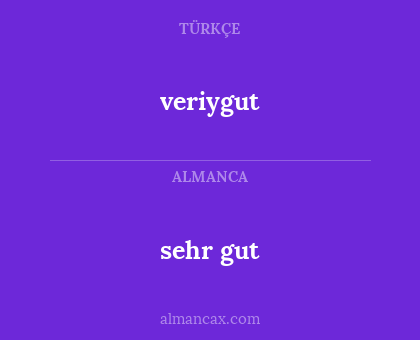 sehr gut - veriygut