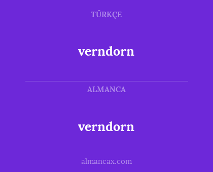 verndorn - verndorn