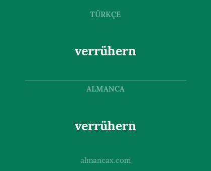 verrühern - verrühern