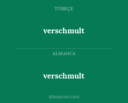 verschmult - verschmult