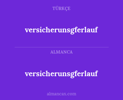 versicherunsgferlauf - versicherunsgferlauf