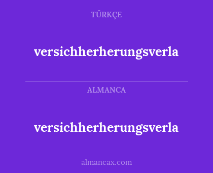 versichherherungsverla - versichherherungsverla