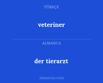 der tierarzt - veteriner