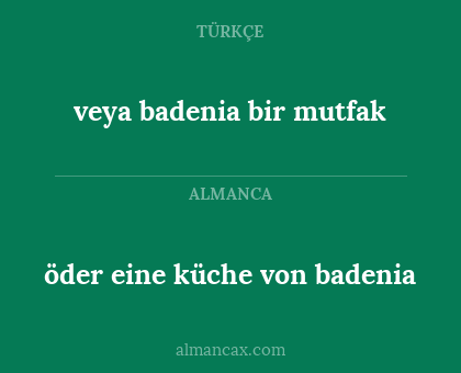 öder eine küche von badenia - veya badenia bir mutfak