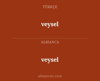 veysel - veysel