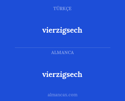 vierzigsech - vierzigsech