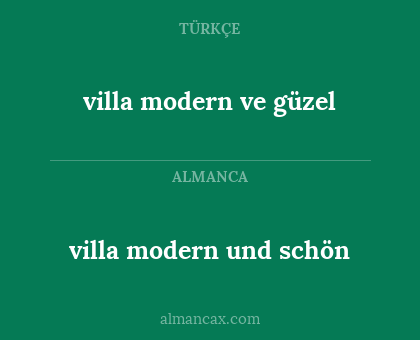 villa modern und schön - villa modern ve güzel