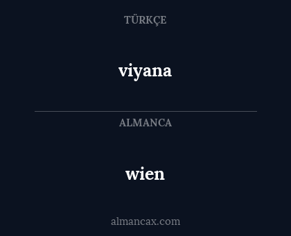 viyana - wien