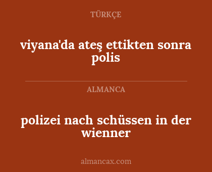 viyana'da ateş ettikten sonra polis - polizei nach schüssen in der wienner