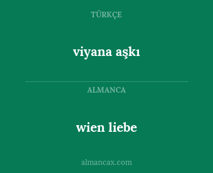 viyana aşkı - wien liebe