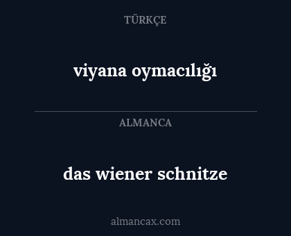 viyana oymacılığı - das wiener schnitze