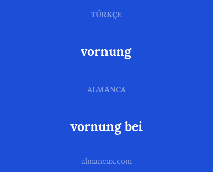 vornung bei - vornung