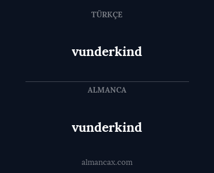 vunderkind - vunderkind