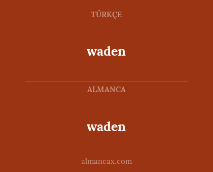 waden - waden
